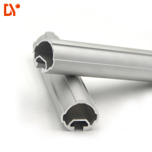 DY43-02A Aluminium Pipe Anodized T-slot Frame Tube For Pipe Rack System